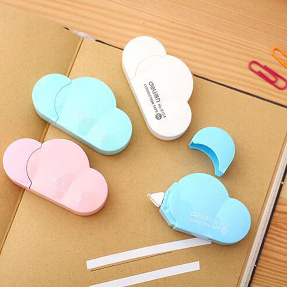 1 PC Cute Mini Small Clouds Shaped Correction Tape School Office Correction Belt Kids Smear Novelty Altered Tools