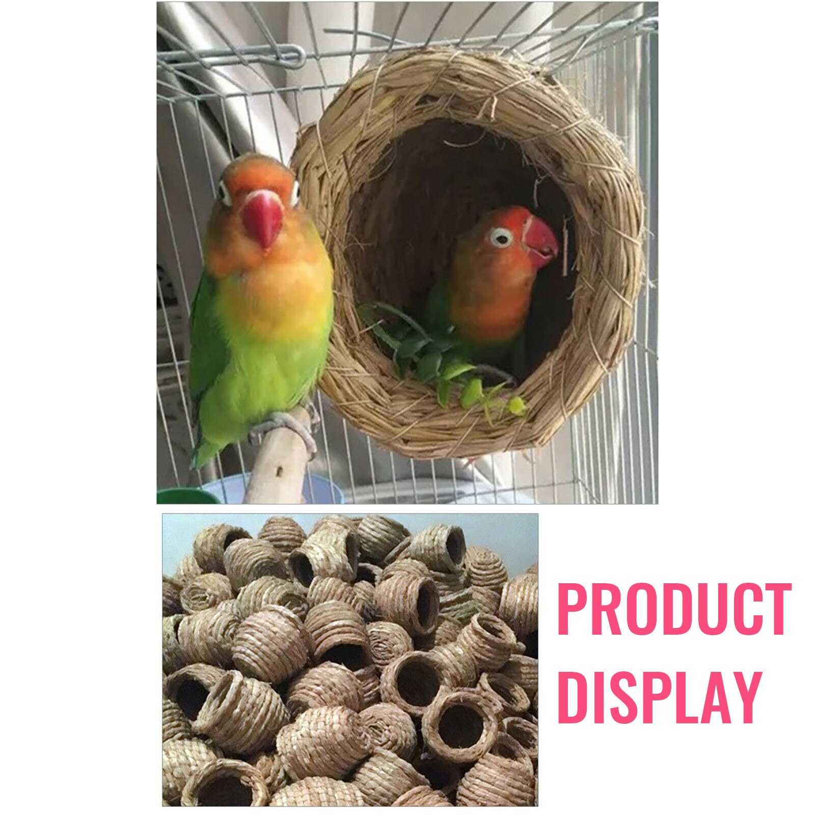 Cage à Oiseaux, nid en Bois d'oiseau Bluebird House Birds Supplies Bird Nesting Cage Birdhouse pour Jardin Balcon, Cour Cage à Oiseaux, nid en Bois d'oiseau Bluebird House Birds Supplies Bird Nesting Cage Birdhouse pour Jardin Balcon, Cour
