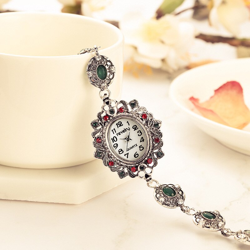 Luxury Women Watches Ladies Rhinestones Bracelet Watch Clock Mujer Small Dial Quartz Watch Relogio Feminino