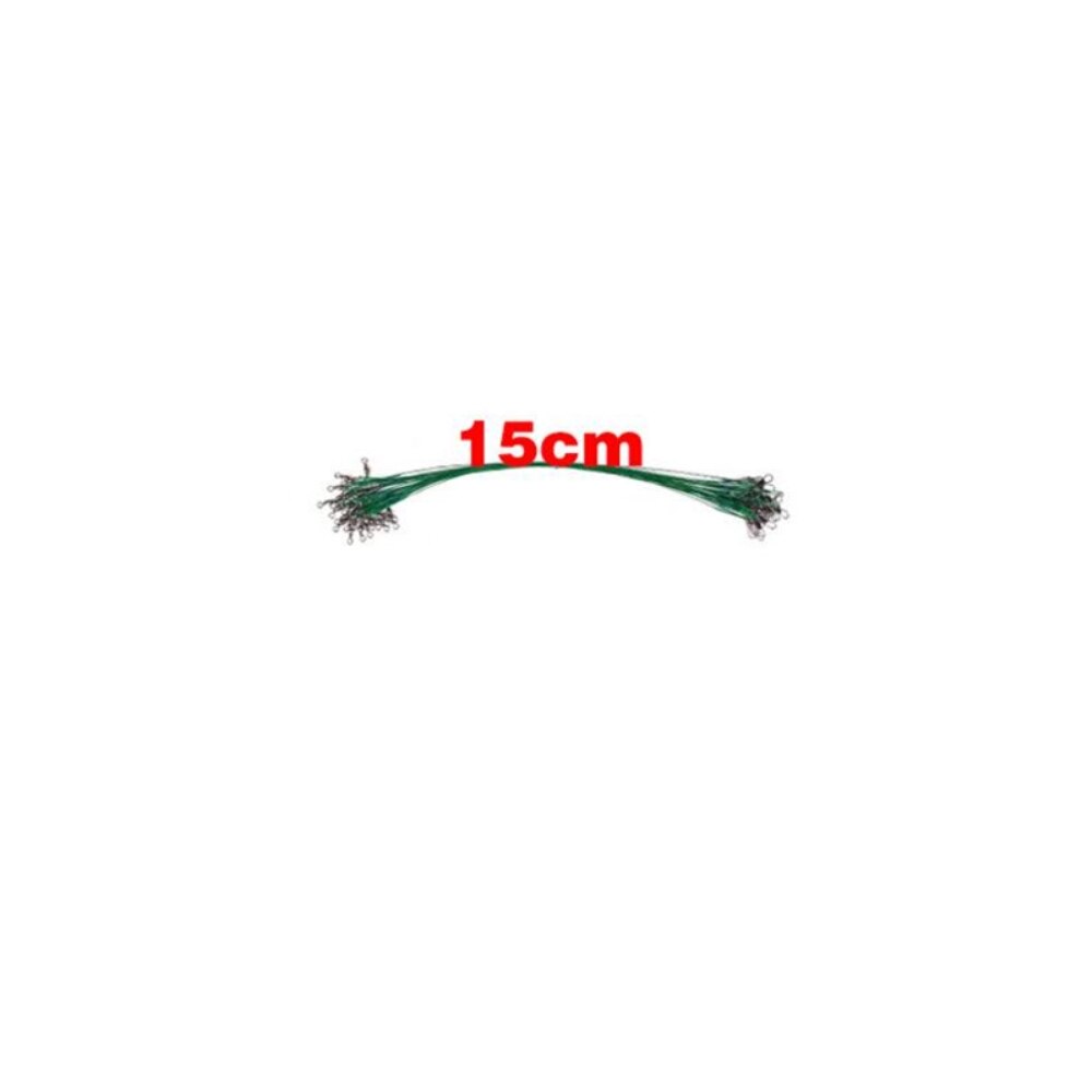 Fils de pêche de requin 10 pièces/ensemble, fils de traçage de ligne de pêche, connecter avec crochet pivotant Spinner requin, outil de matériel de pêche: 5