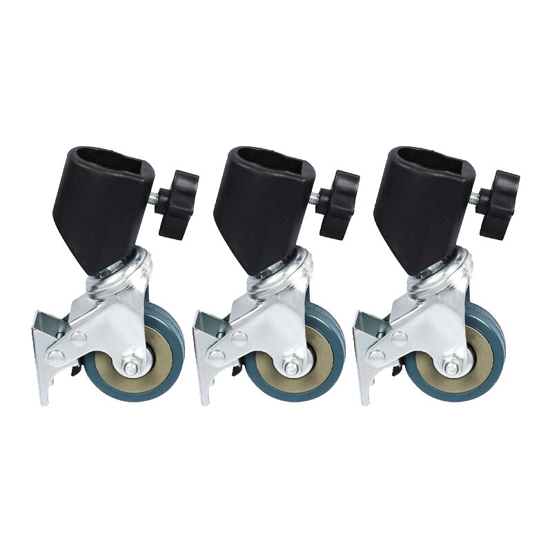 3Pcs Photo Studio Zware Universele Zwenkwiel Voor Licht Stands &amp; Studio Boom
