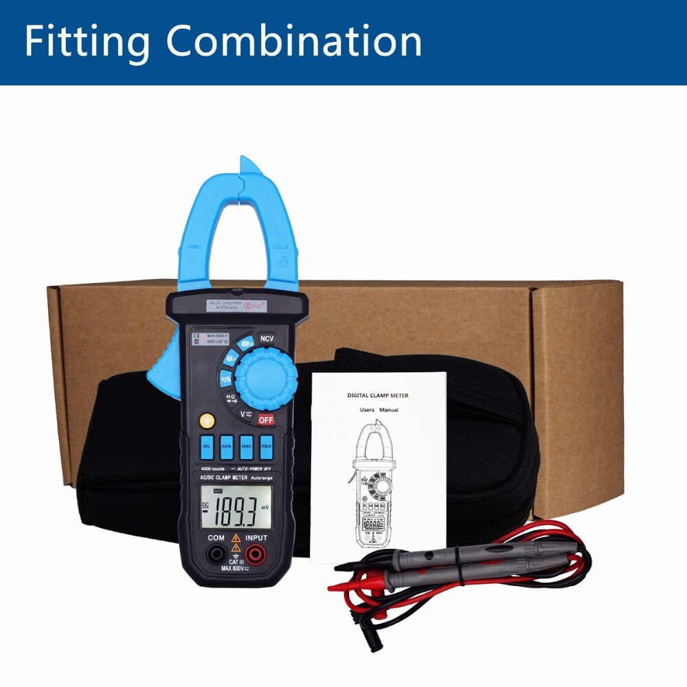 DC AC Current 400A Digital Clamp Meter BSIDE 01/03plus DC AC Voltage Tester Ammeter Car Voltmeter Hz Capacitance NCV Test