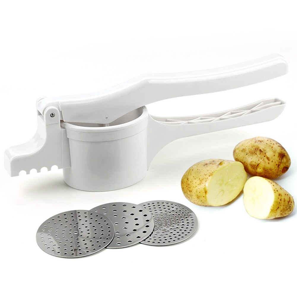 Presse-frites amovible, presse-pommes de terre, fournitures de cuisine, Type presse, manuel à la maison, facile à nettoyer, ABS 3 mailles