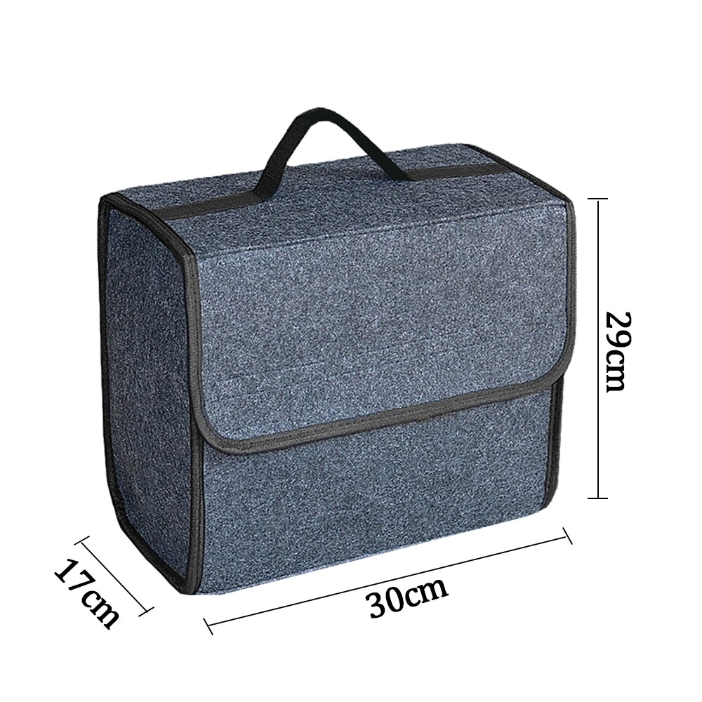 Auto Opbergtas Kofferbak Organizer Box Vilt Doek Opbergdoos Auto Cargo Container Zakken Multi-Pocket Opruimen Zakken Auto accessoires