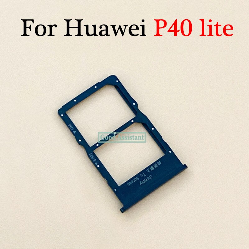 6.4 inch For Hua wei P40 lite P40lite JNY-L21A JNY-L21 JNY-L22 JNY-LX1 Sim Tray Micro SD Card Holder Slot Parts Sim Card Adapter