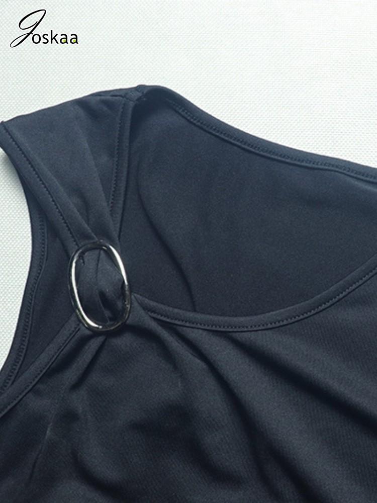 Joskaa metallisch schmücken 2-teiliges einstellen für Damen, sexy Ernte-Tanktops und unregelmäßiger Maxirock, passende 2025, Party-Verein-Outfits