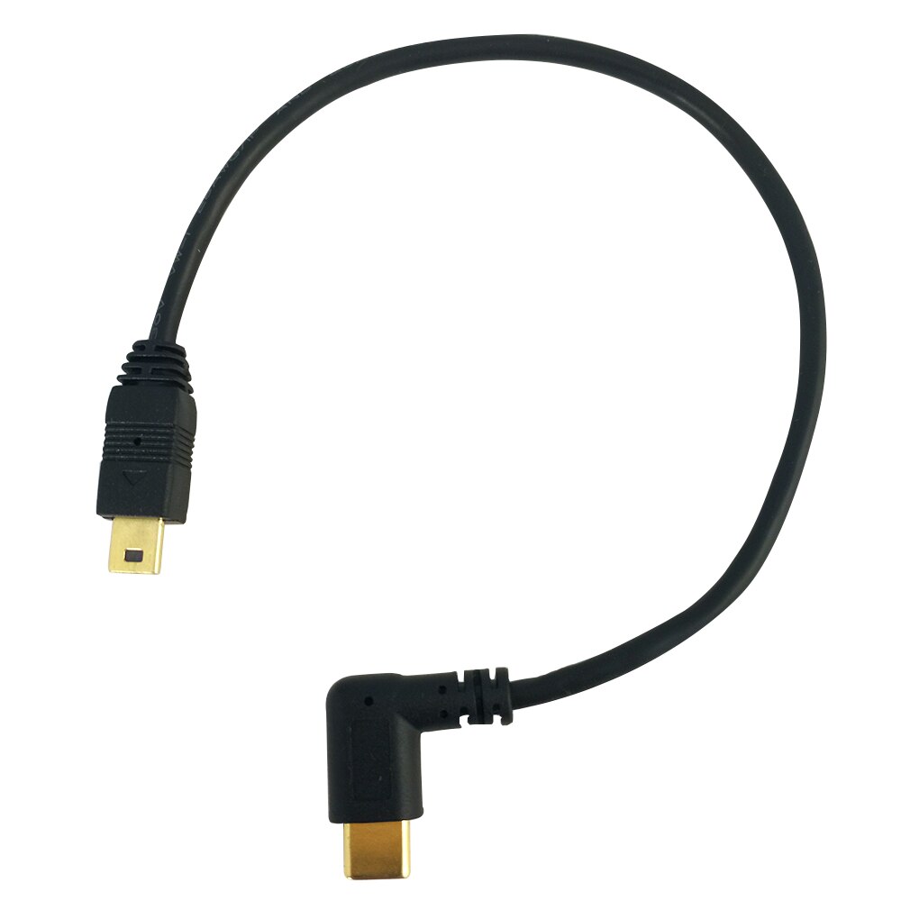 DANSPEED Mini Usb-kabel 5 Pin Man Mannelijke USB 3.1 Type C naar Mini OTG Datakabel Adapter Converter Oplaadkabel Lengte 25 cm