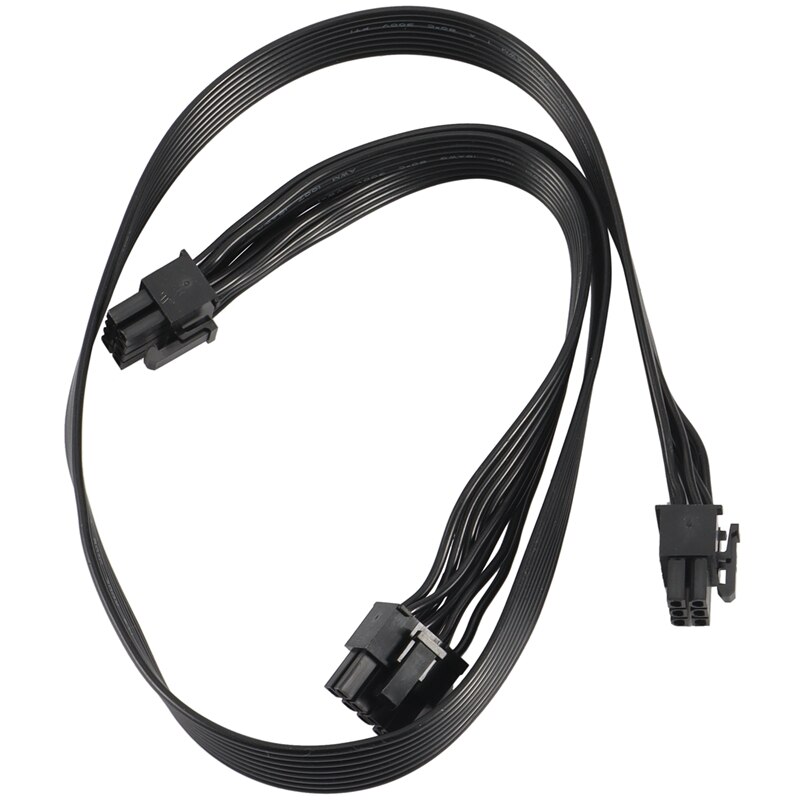 PCI-E 6 Pin to 2 Ports 6+2 Pin Power Supply Cable 6Pin to 8Pin for Cooler Master V Series V850 V700 V1000 Modular PSU