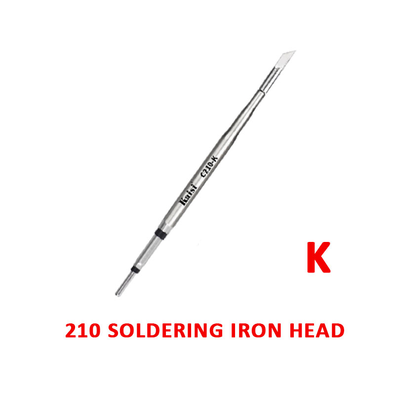 Kaisi C115 C210 C245 Soldering Iron Tips Lead Free Compatible Sugon Aifen Aixun Maant GVM Oss Sunshine Soldering Station Handle: RED