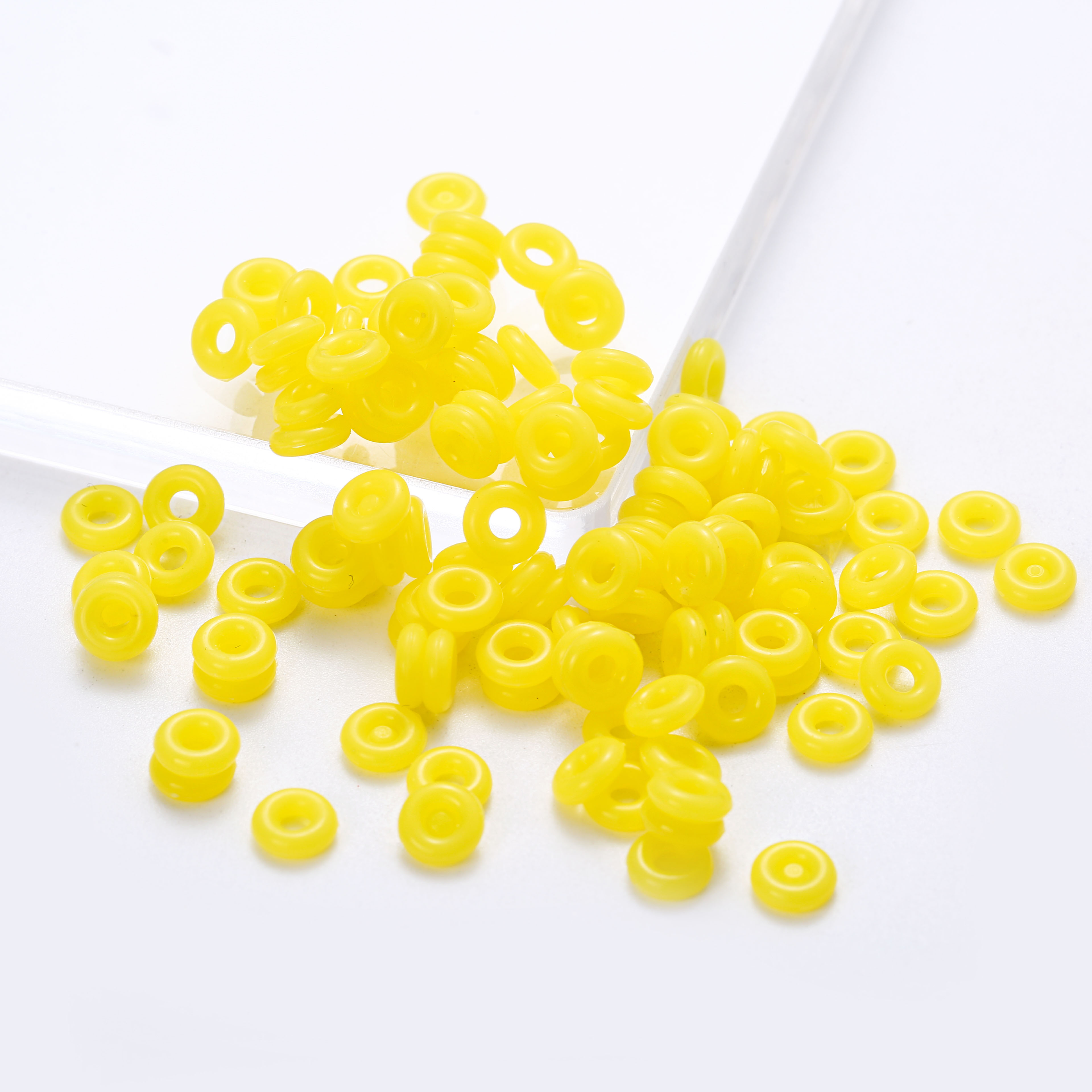 20/50/100Pcs Colorful Rubber Clip Charms Safety Stopper Bead Fits Original Charm for DIY Bracelets Necklaces Jewelry Making: L / Pink