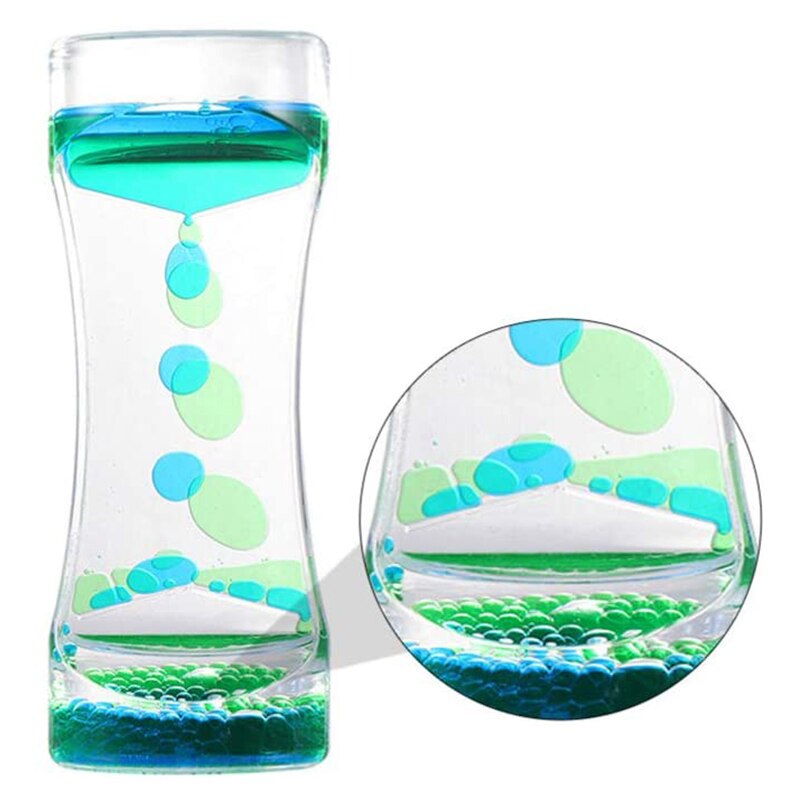 Temporizador de movimiento líquido para juguetes sensoriales calmantes temporizador de movimiento líquido para decoración de escritorio, de novedad, BV789