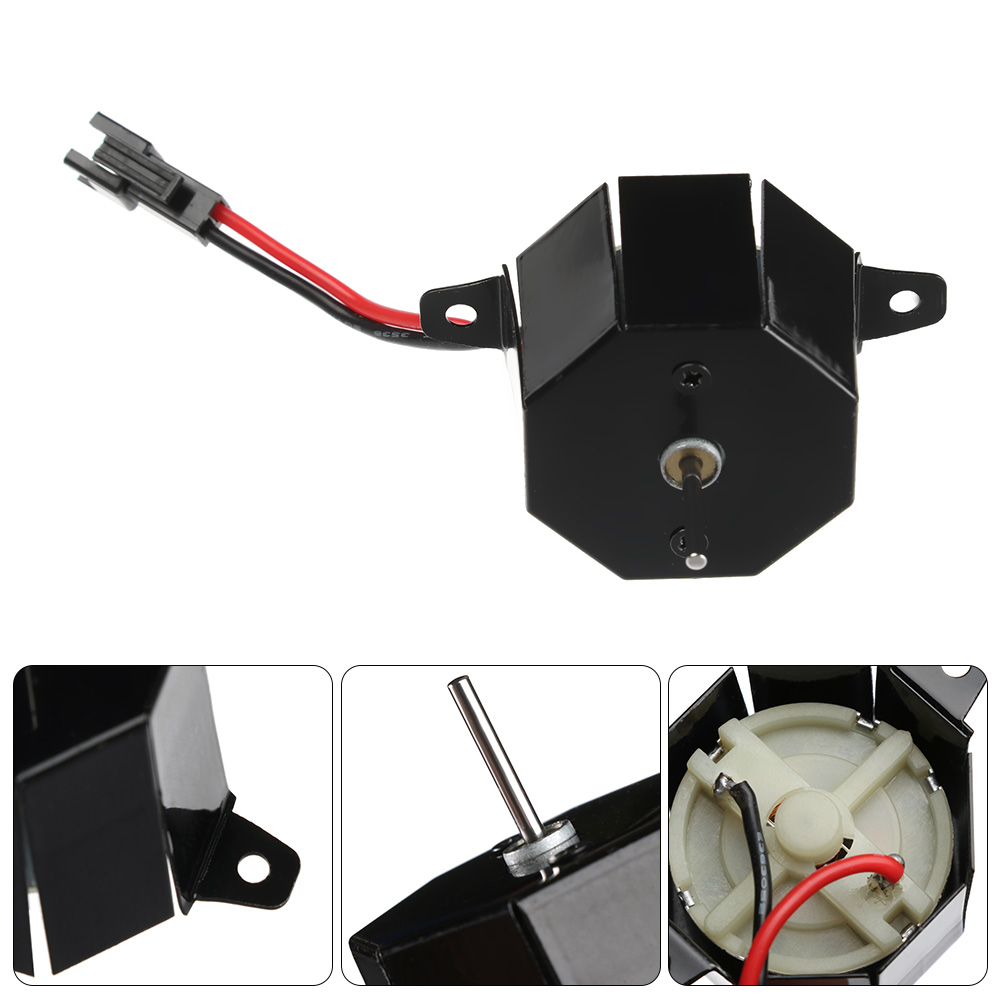 1pc open haard motor open haarden ventilator motor ijzer zwart stille aandrijfmodule bedieningselementen aandrijvingen open haarden montage woningverbetering
