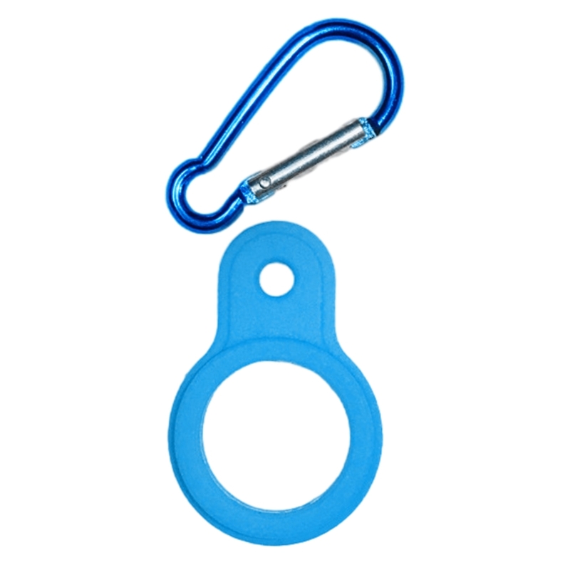 Przenośny uchwyt na butelkę wody Silikonowa klamra robić zawieszania Bezpieczny uchwyt na butelkę wody karabińczykiem na pasek