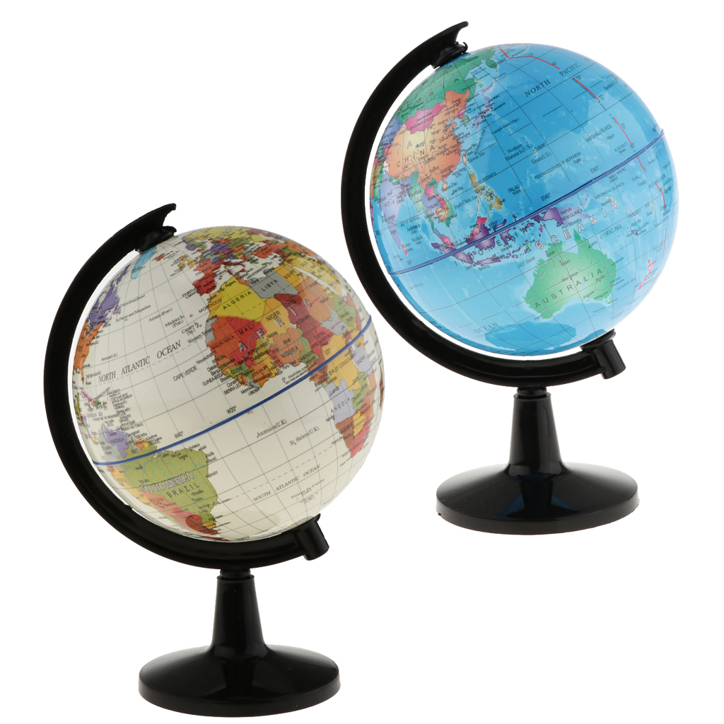 Detaljeret verdensklode til desktop dekoration geografi uddannelsessæt 16cm