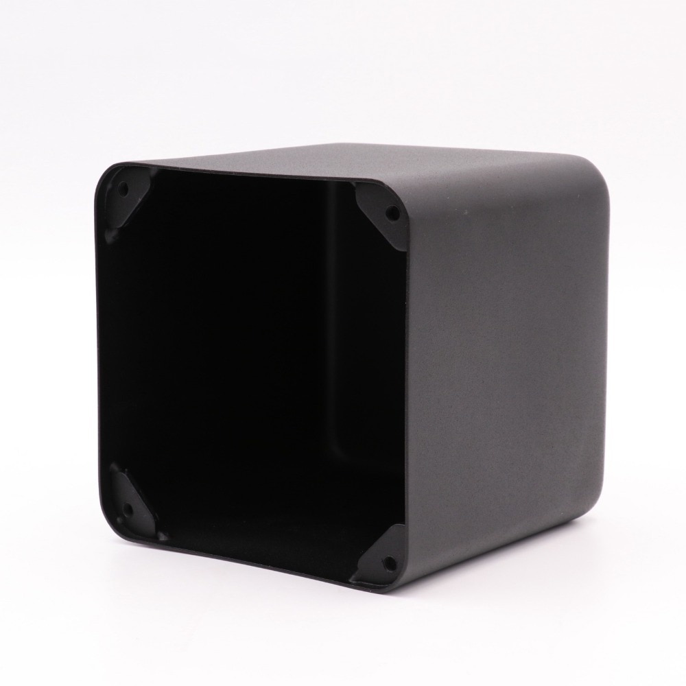 1PC TRANSFORMER COVER 123*123*120mm Metal Iron Triode Protect Box Case Chassis Enclosure for Vintage Audio Amplifier HiFi DIY