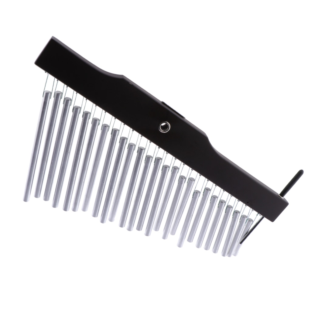 25 Tone Bar Chimes Single-row Wind Chime Percussion Instrumet with Stick