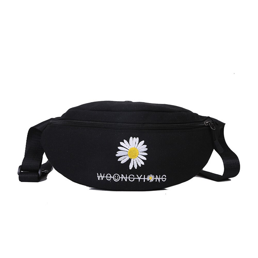 Waist Bag Fanny Pack Women Belt Bag girl Trend Chest Packs Banana Bags Canvas Material Hip Hop Package Bum Bags