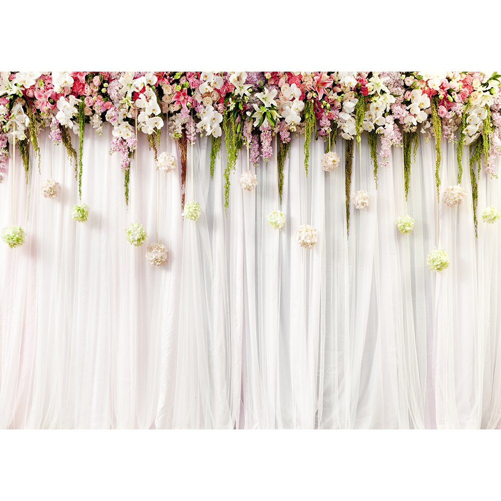 Flower Wall Background Cloth Studio Backdrop Photography Wedding Backdrop Festival Photographic Prop for Studio Photo
