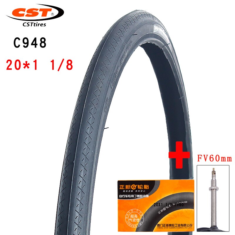 CST-neumáticos para bicicleta plegable de 20 pulgadas, C948 C714, 451, 20x1, 1/8, 20x1, 3/8, diámetro pequeño: 20X1 1-8And FV60