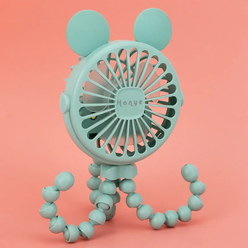 Ventilador portátil con Clip recargable por USB, 3 velocidades, 600mAh, Mini enfriador de aire, electrodomésticos de refrigeración para el hogar, eléctrico, frío: Morado