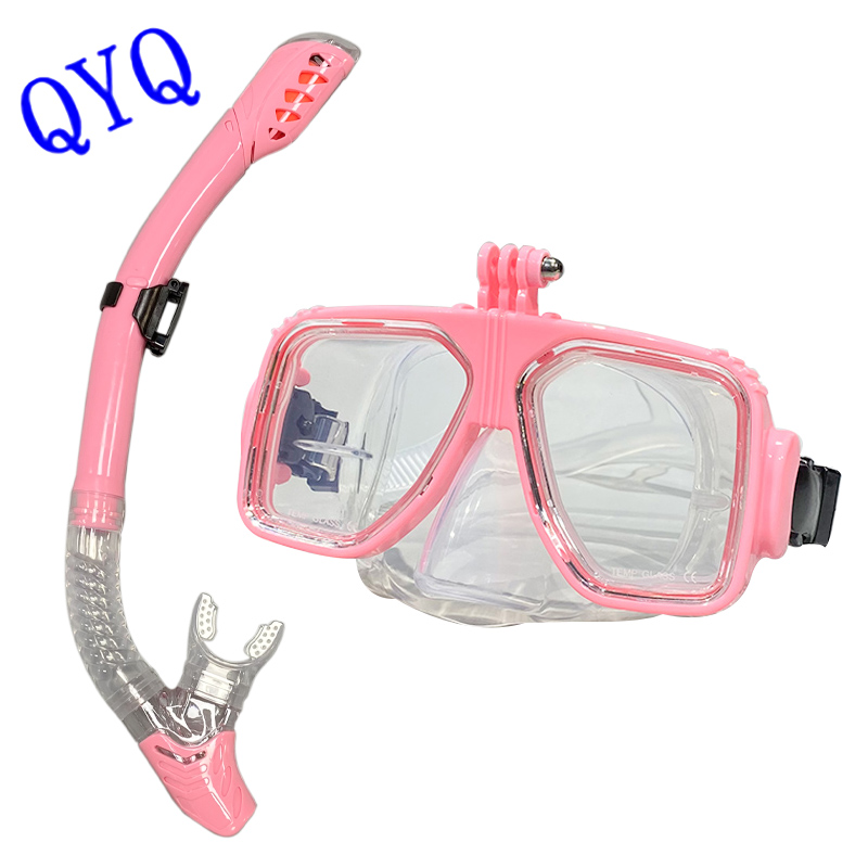 Professionele Duikbril Camera Duiken Maskers Zwembril Snorkel Duikuitrusting Camera Houder Fsports Camera &#39;S: PLNK - transparent