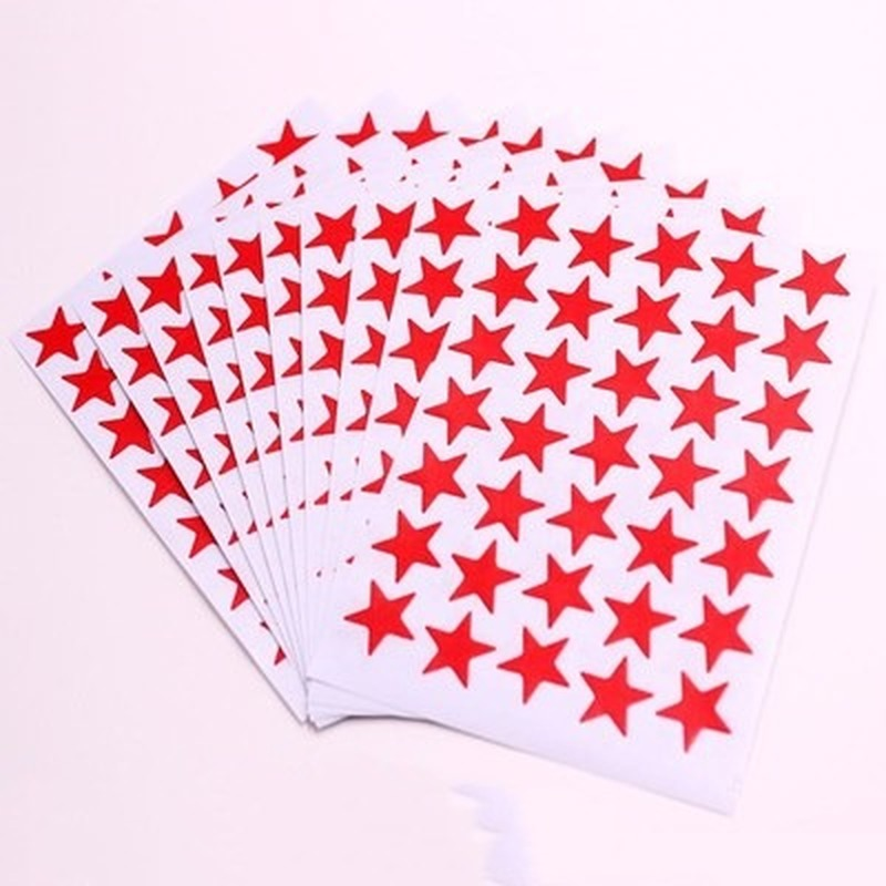 10 Sheets/pack Star Series Decorative Stickers DIY Stationery Paper Stick Label for Scrapbooking Album Diary Decoration