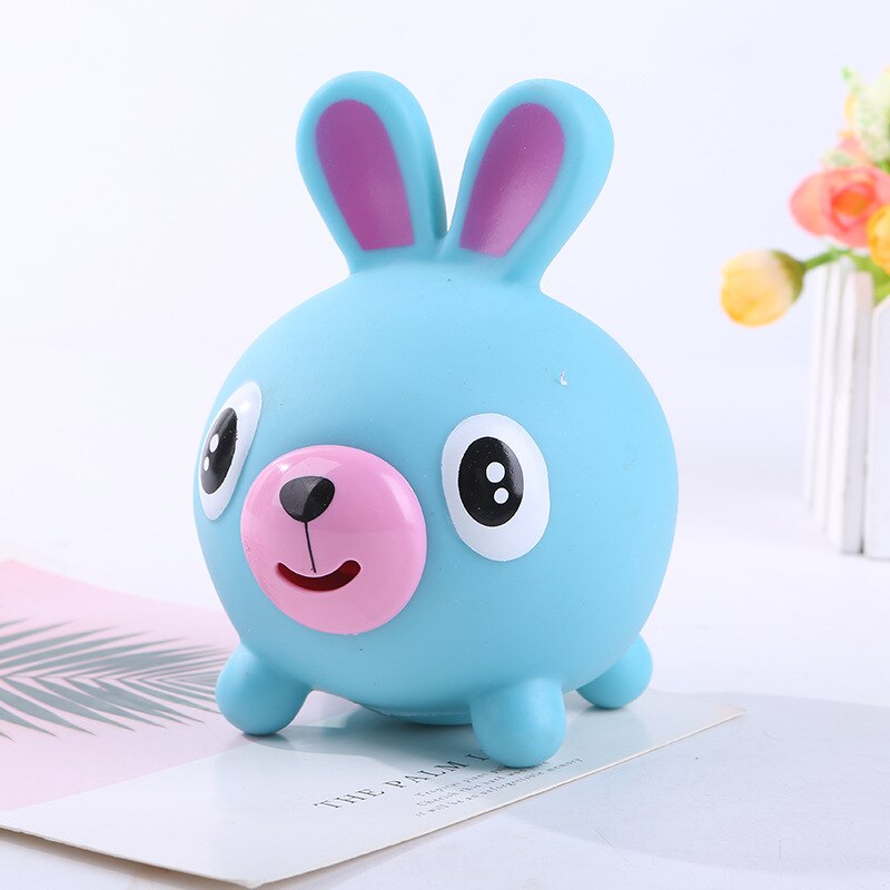 Cute Animal Screaming Tongue Sticking Out Decompression Toy Sounding Doll Screaming Toys Talking Animals: 01 L