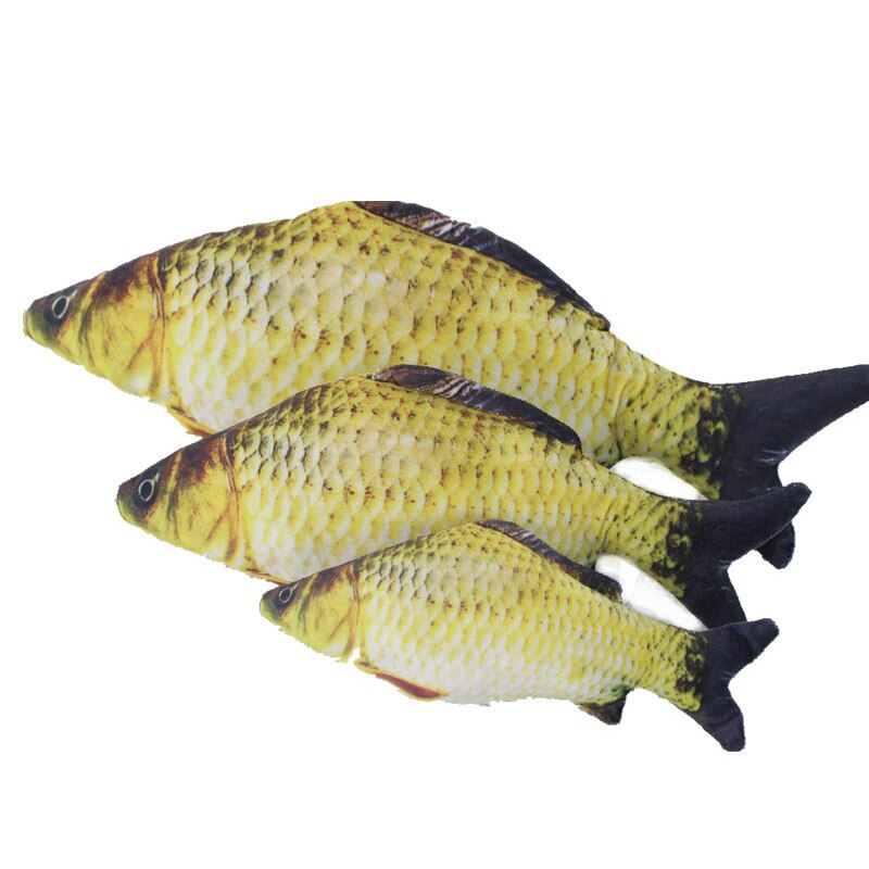 Cat Wagging Fish Realistic Plush Toy Simulation Catnip Soft for Pet Chewing AIA99