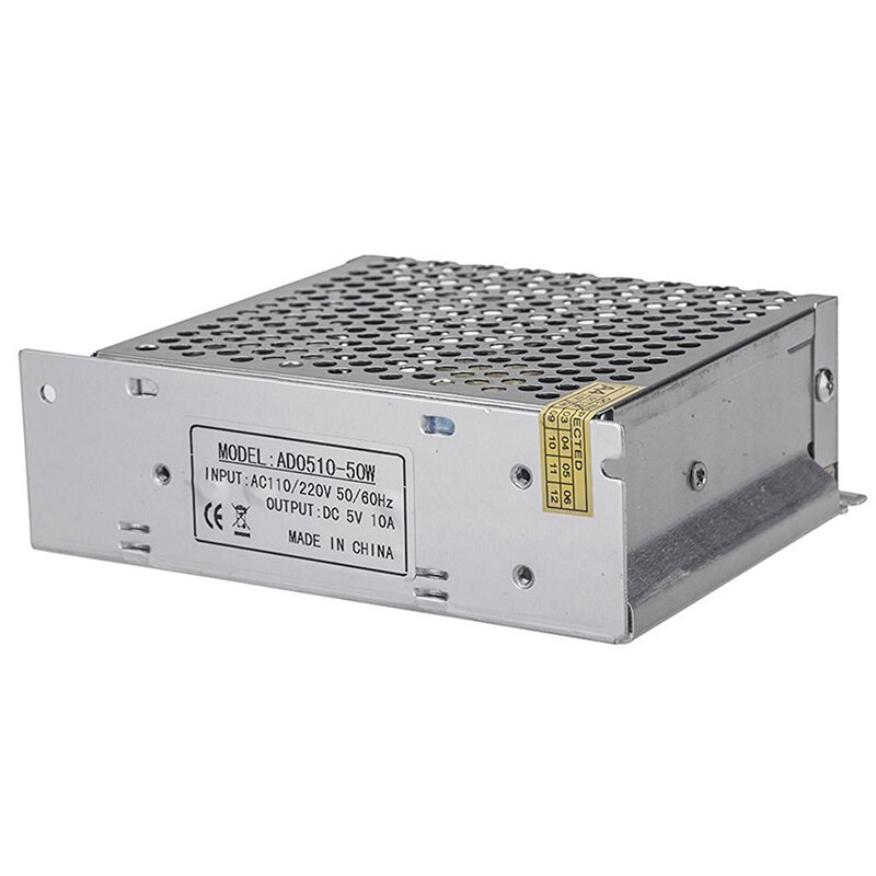 Ac 100V ~ 240V Naar Dc 5V 10A 50W Transformator Schakelaar Voeding Voor led Strip