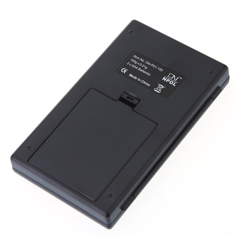 Portable Digital Kitchen Scale Jewelry Gold Weight Measuring Tool 100/0.01G LCD Pocket Weighting Electronic Scales Digital Scale