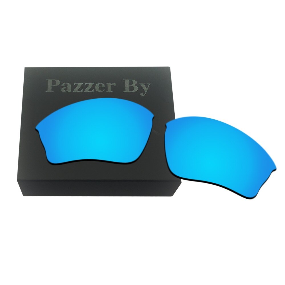 Ice Blue Mirrored &amp; Purple Mirrored Polarized Replacement Lenses for Half Jacket XLJ Frame 100% UVA &amp; UVB