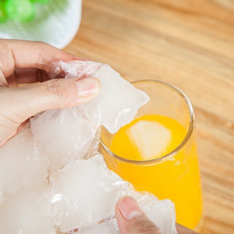 10 pièces moule à glaçons auto-joint sacs à glaçons Transparent jetable plus rapide machine à congeler sac à glace Gadgets de cuisine