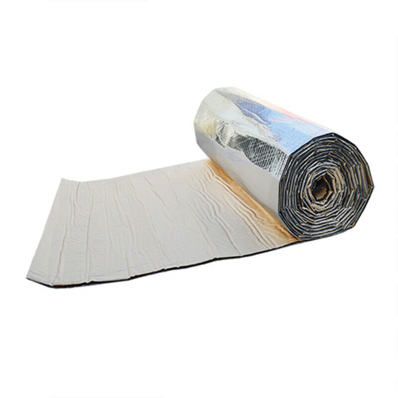 Auto Auto Geluidsisolatie Isolatie Geluiddichte Firewall Noise Pad Rubber Foam + Aluminiumfolie