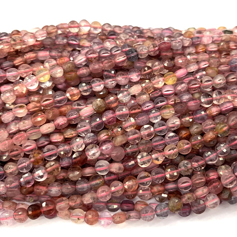 Naturale Genuino viola rubino blu Zaffiro Allentati Rotondi Sfaccettato Perline 8 millimetri 15 "06325