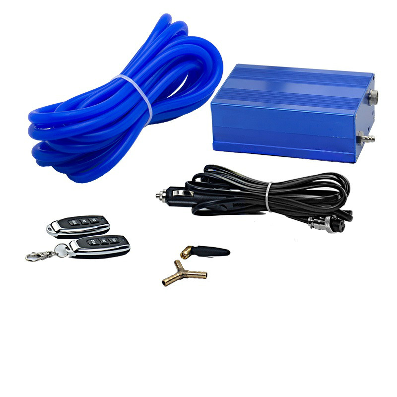 Universal vacuum pump controller box remote control of the exhaust valve actuator for exhaust valve