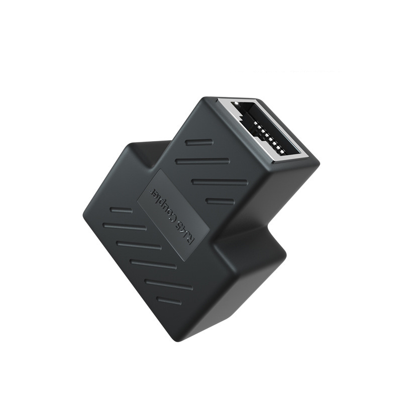 Nätverk  rj45 kabel port nätverkskabel splitter extender plug adapter kontakt  (8 kärna) delad i två splitter