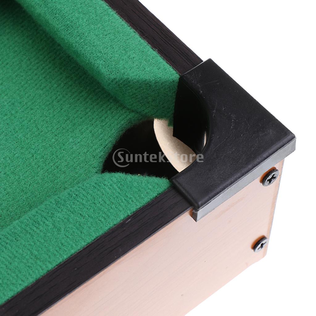 Mini Tabletop Pool Table Desktop Billiards Sets Children's Play Sports Balls Sports Toys Xmas Family Fun Entertainment