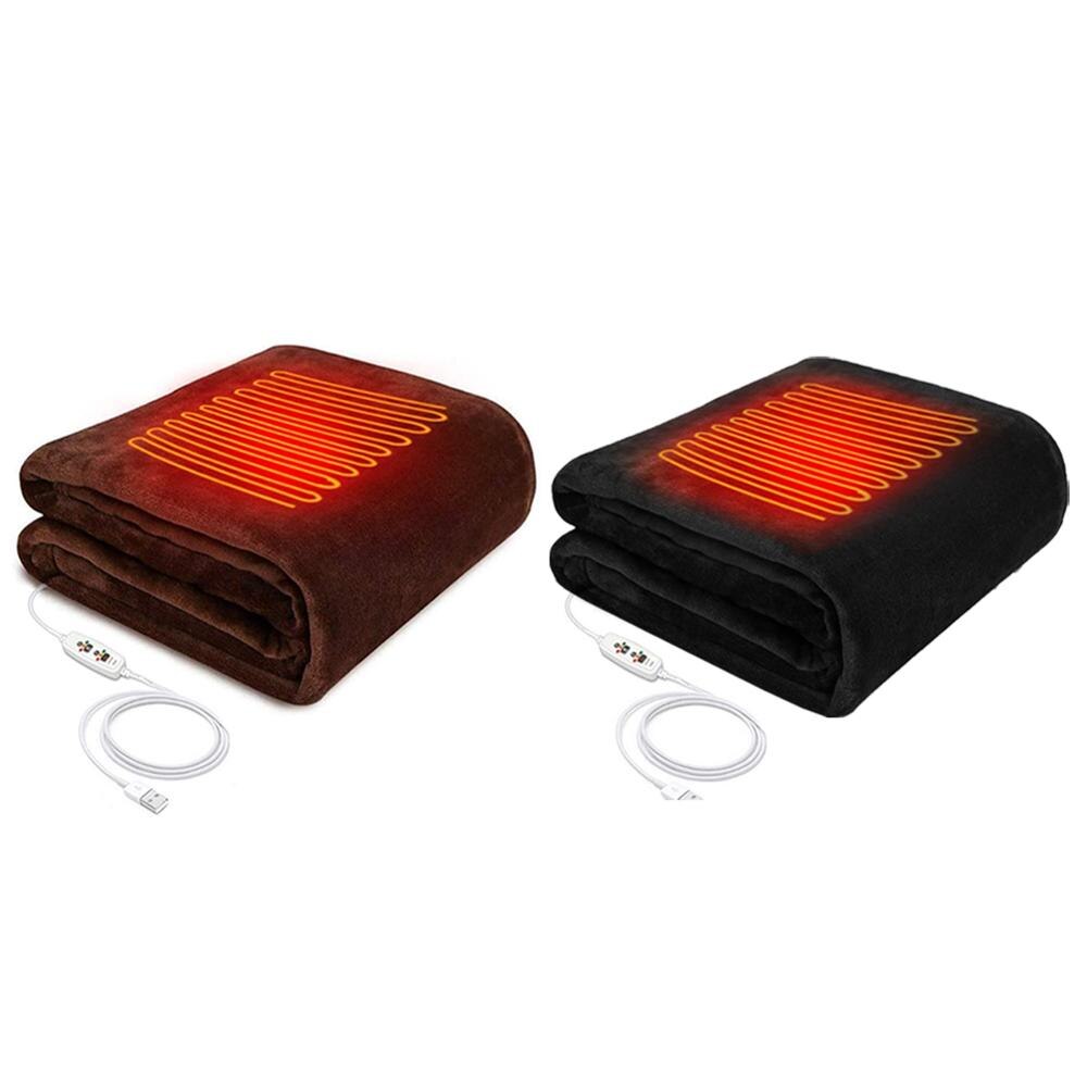 12V Car Winter Navy Blue Polar Fleece Constant Temperature Heating Blanket Car Electric Blanket Cover Pad Mat 3 Model