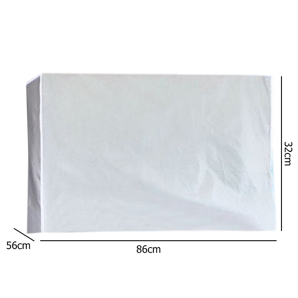 Outdoor Air Conditioner Cover Anti-Dust Anti-Snow Waterproof Sunproof Cover: 2p