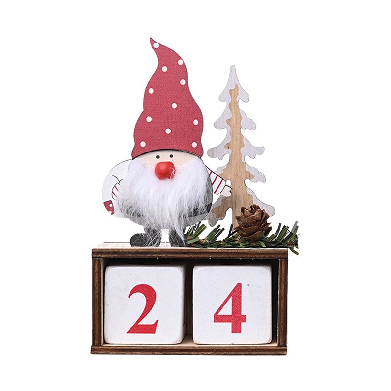 Funny Christmas Calendar Merry Christmas Decorations For Home Xmas Year Santa Claus Dolls Elf Decor Navidad: 01