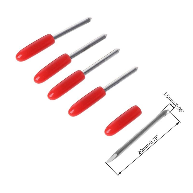5Pcs 30°/ 45°/ 60° Degree Blades Cutting Plotter For Roland Vinyl Cutter Blade WXTA
