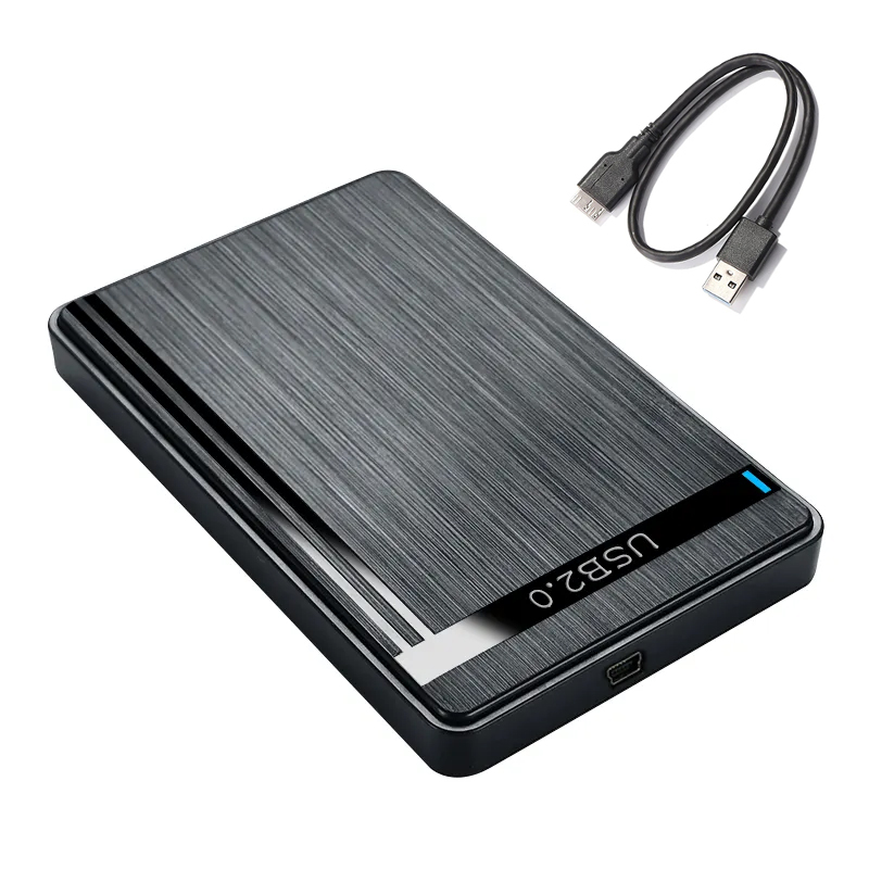 Custodia per HDD da 2,5 pollici SATA a USB 3.0 Custodia per HDD SSD Disco rigido SSD Adattatore per custodia HDD esterno mobile da 5 Gbps per PC portatile