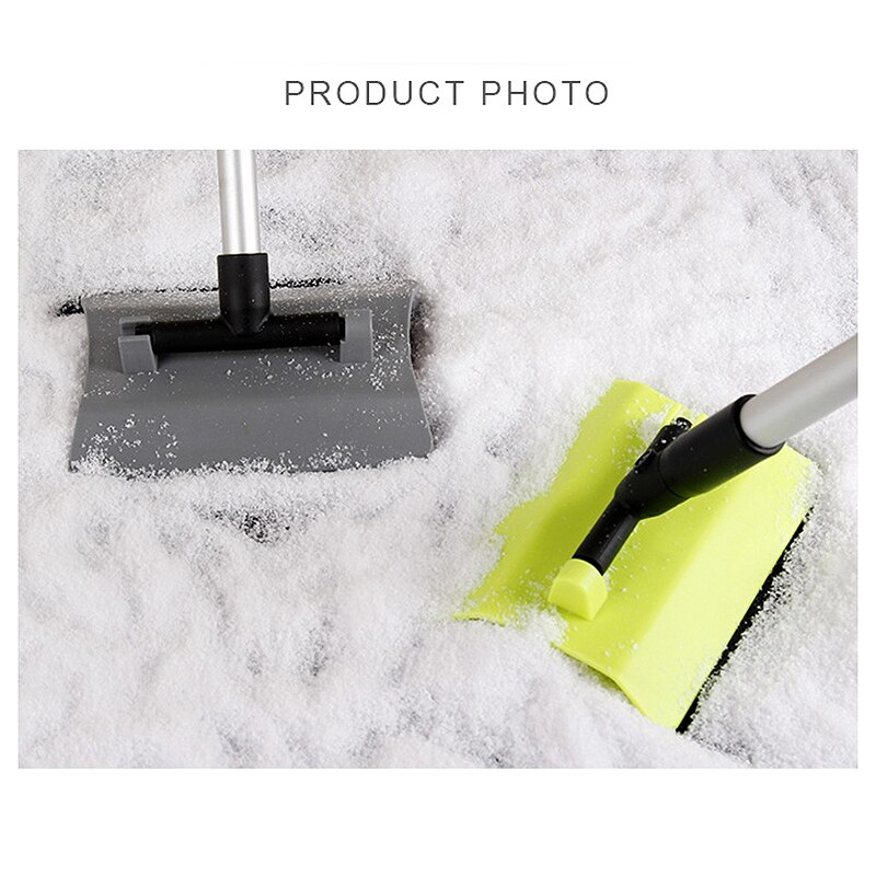 Pala de nieve ajustable para coche de invierno herramienta de eliminación eficiente, pala de nieve para jardín telescópica desmontable