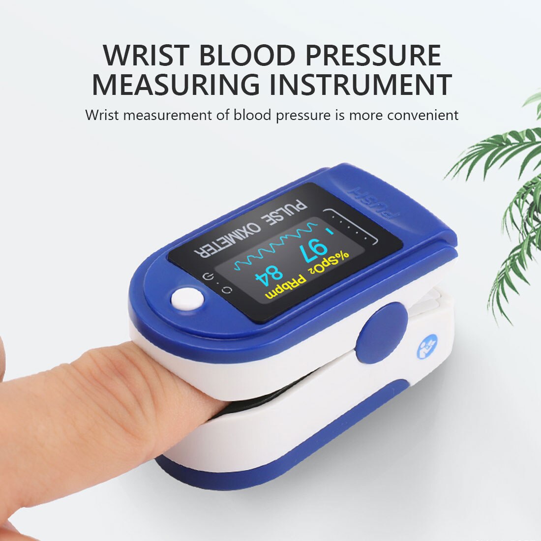 Oled Finger Pulse Zuurstof Bloed Oximeter Bloeddrukmeter Hartslag Detector Verzadiging Monitor Thuiszorg Tool