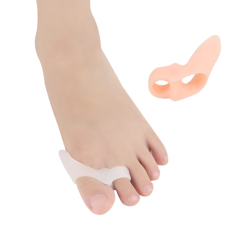 6pcs=3pairs Children Gel Toe Separator Kids Hallux Valgus Silicone Protector Foot Care Bunion Corrector Straightener Pedicure