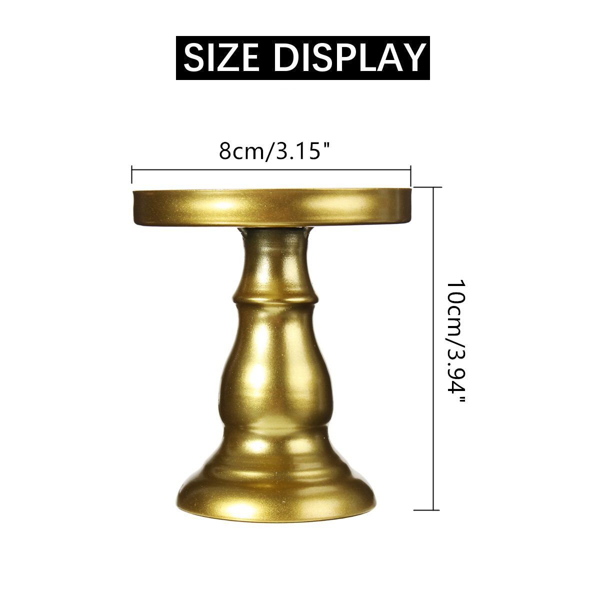 8Cm Ronde Metalen Cake Stand Tray Bruiloft Cupcake Dessert Display Houder Rack Taart Tools Bakvormen Keuken Accessoires