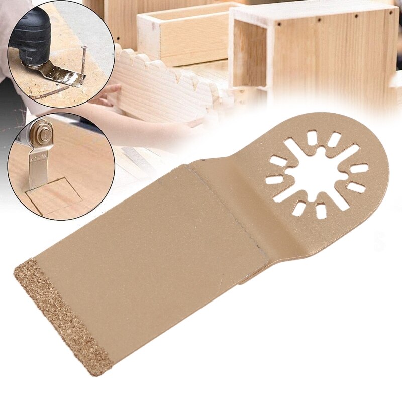 Diamond Carbide Oscillating MultiTool Blade for Cutting out Marble Concrete Joints Multifunctional DIY Household