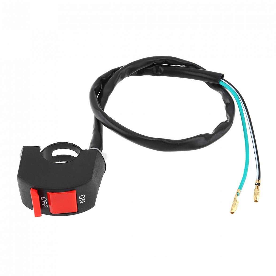 Dubbele knop stuurschakelaar 22 mm motorfiets stuur schakelaar dubbele