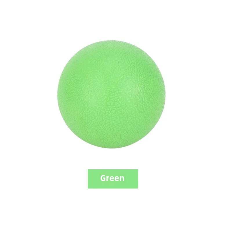 Pelota de masaje TPE para Fitness, equipo de entrenamiento para relajar la salud muscular, pelota de goma para maní, pelota de masaje, pelota de membrana para tendón para Yoga: Rojo