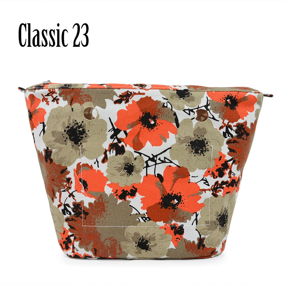 Tanqu Kleurrijke Waterdichte Binnenvoering Insert Ritsvak Voor Klassieke Obag Canvas Binnenzak Voor O Bag: Classic 23